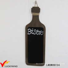 French Vintage Bistro Fun Wine Bottle Shaped Chalkboard